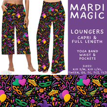 Load image into Gallery viewer, Batch #605 - Mardi Party - Closes 10/28 - ETA late Dec - Mardi Magic Capri and Full Length Loungers
