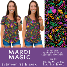 Load image into Gallery viewer, Batch #605 - Mardi Party - Closes 10/28 - ETA late Dec - Mardi Magic Everyday Tank &amp; Tee

