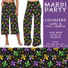 Load image into Gallery viewer, Batch #605 - Mardi Party - Closes 10/28 - ETA late Dec - Mardi Party Capri and Full Length Loungers
