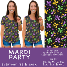 Load image into Gallery viewer, Batch #605 - Mardi Party - Closes 10/28 - ETA late Dec - Mardi Party Everyday Tank &amp; Tee
