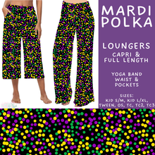Load image into Gallery viewer, Batch #605 - Mardi Party - Closes 10/28 - ETA late Dec - Mardi Polka Capri and Full Length Loungers
