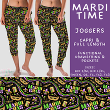 Load image into Gallery viewer, Batch #605 - Mardi Party - Closes 10/28 - ETA late Dec - Mardi Time Full and Capri Length Joggers

