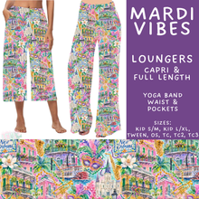 Load image into Gallery viewer, Batch #605 - Mardi Party - Closes 10/28 - ETA late Dec - Mardi Vibes Capri and Full Length Loungers
