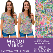 Load image into Gallery viewer, Batch #605 - Mardi Party - Closes 10/28 - ETA late Dec - Mardi Vibes Everyday Tank &amp; Tee
