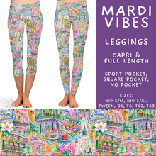 Load image into Gallery viewer, Batch #605 - Mardi Party - Closes 10/28 - ETA late Dec - Mardi Vibes Full and Capri Length Leggings
