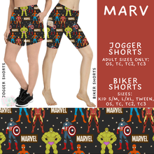 Load image into Gallery viewer, Batch #555 - Cool Characters 7 - Closes 7/13 - ETA mid Sept - Marv Biker &amp; Jogger Shorts
