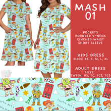 Load image into Gallery viewer, Batch #546 - Character Mash - Closes 6/22 - ETA late August - Mash 01 Adult &amp; Kids Dresses
