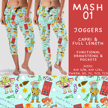 Load image into Gallery viewer, Batch #546 - Character Mash - Closes 6/22 - ETA late August - Mash 01 Full and Capri Length Joggers
