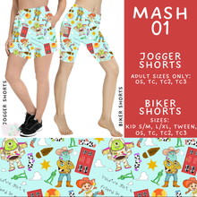 Load image into Gallery viewer, Batch #546 - Character Mash - Closes 6/22 - ETA late August - Mash 01 Biker &amp; Jogger Shorts
