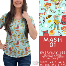 Load image into Gallery viewer, Batch #546 - Character Mash - Closes 6/22 - ETA late August - Mash 01 Everyday Tee
