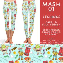 Load image into Gallery viewer, Batch #546 - Character Mash - Closes 6/22 - ETA late August - Mash 01 Full and Capri Length Leggings
