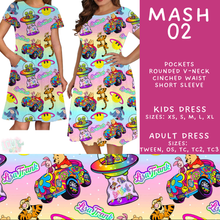 Load image into Gallery viewer, Batch #546 - Character Mash - Closes 6/22 - ETA late August - Mash 02 Adult &amp; Kids Dresses
