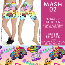 Load image into Gallery viewer, Batch #546 - Character Mash - Closes 6/22 - ETA late August - Mash 02 Biker &amp; Jogger Shorts
