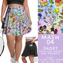 Load image into Gallery viewer, Batch #546 - Character Mash - Closes 6/22 - ETA late August - Mash 04 Skort
