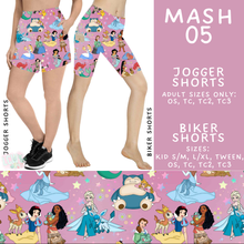 Load image into Gallery viewer, Batch #546 - Character Mash - Closes 6/22 - ETA late August - Mash 05 Biker &amp; Jogger Shorts
