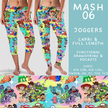 Load image into Gallery viewer, Batch #546 - Character Mash - Closes 6/22 - ETA late August - Mash 06 Full and Capri Length Joggers
