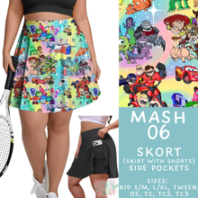 Load image into Gallery viewer, Batch #546 - Character Mash - Closes 6/22 - ETA late August - Mash 06 Skort
