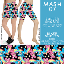 Load image into Gallery viewer, Batch #546 - Character Mash - Closes 6/22 - ETA late August - Mash 07 Biker &amp; Jogger Shorts
