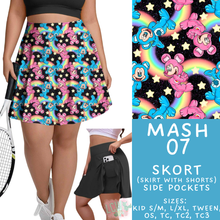 Load image into Gallery viewer, Batch #546 - Character Mash - Closes 6/22 - ETA late August - Mash 07 Skort
