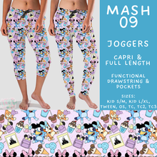Load image into Gallery viewer, Batch #546 - Character Mash - Closes 6/22 - ETA late August - Mash 09 Full and Capri Length Joggers
