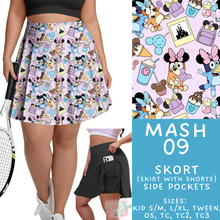 Load image into Gallery viewer, Batch #546 - Character Mash - Closes 6/22 - ETA late August - Mash 09 Skort

