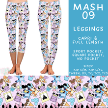 Load image into Gallery viewer, Batch #546 - Character Mash - Closes 6/22 - ETA late August - Mash 09 Full and Capri Length Leggings
