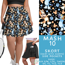Load image into Gallery viewer, Batch #546 - Character Mash - Closes 6/22 - ETA late August - Mash 10 Skort
