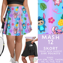 Load image into Gallery viewer, Batch #546 - Character Mash - Closes 6/22 - ETA late August - Mash 12 Skort
