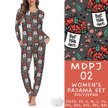 Load image into Gallery viewer, Batch #306 - Mother&#39;s Day Lounge - Closes 3/19 - ETA late April - MDPJ02 Women&#39;s Pajama Set
