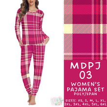 Load image into Gallery viewer, Batch #306 - Mother&#39;s Day Lounge - Closes 3/19 - ETA late April - MDPJ03 Women&#39;s Pajama Set
