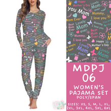 Load image into Gallery viewer, Batch #306 - Mother&#39;s Day Lounge - Closes 3/19 - ETA late April - MDPJ06 Women&#39;s Pajama Set
