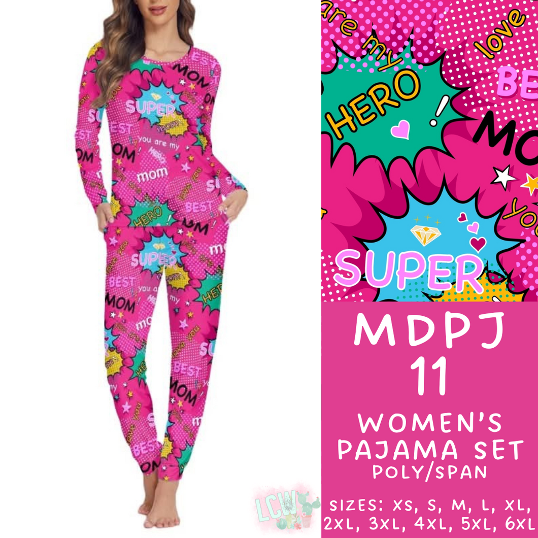 Batch #306 - Mother's Day Lounge - Closes 3/19 - ETA late April - MDPJ11 Women's Pajama Set