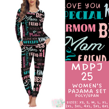 Load image into Gallery viewer, Batch #306 - Mother&#39;s Day Lounge - Closes 3/19 - ETA late April - MDPJ25 Women&#39;s Pajama Set
