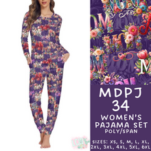 Load image into Gallery viewer, Batch #306 - Mother&#39;s Day Lounge - Closes 3/19 - ETA late April - MDPJ34 Women&#39;s Pajama Set
