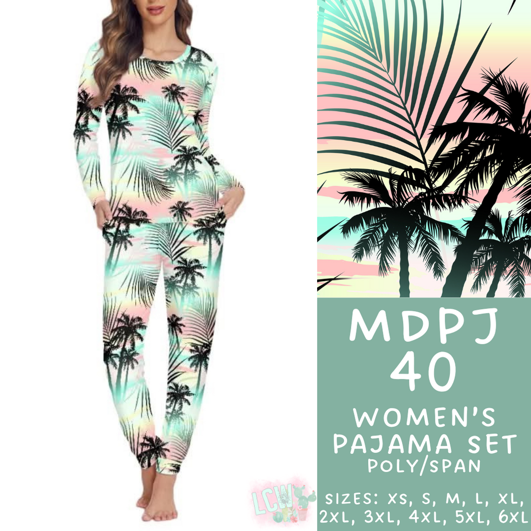 Batch #306 - Mother's Day Lounge - Closes 3/19 - ETA late April - MDPJ40 Women's Pajama Set