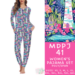 Batch #306 - Mother's Day Lounge - Closes 3/19 - ETA late April - MDPJ41 Women's Pajama Set