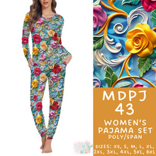 Load image into Gallery viewer, Batch #306 - Mother&#39;s Day Lounge - Closes 3/19 - ETA late April - MDPJ43 Women&#39;s Pajama Set
