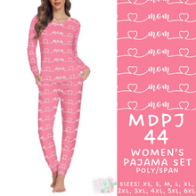 Load image into Gallery viewer, Batch #306 - Mother&#39;s Day Lounge - Closes 3/19 - ETA late April - MDPJ44 Women&#39;s Pajama Set
