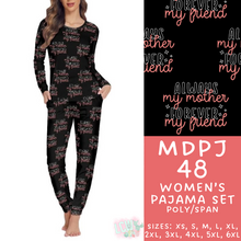 Load image into Gallery viewer, Batch #306 - Mother&#39;s Day Lounge - Closes 3/19 - ETA late April - MDPJ48 Women&#39;s Pajama Set
