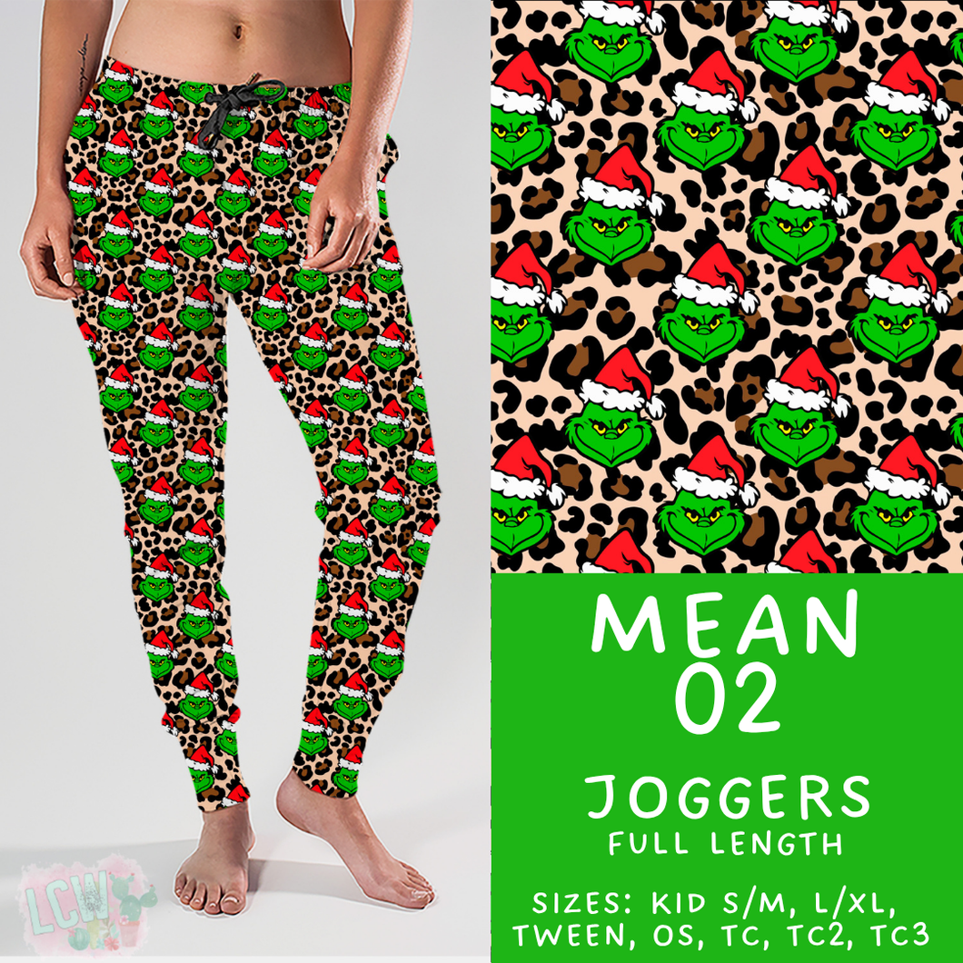 Batch #436 - Mr Mean 2 - Closes 10/24 - ETA early Dec - Mean 02 Joggers