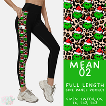 Load image into Gallery viewer, Batch #436 - Mr Mean 2 - Closes 10/24 - ETA early Dec - Mean 02 Pattern Side Pocket Leggings

