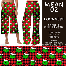 Load image into Gallery viewer, Batch #599 - Mr Mean 3 - Closes 10/16 - ETA early Dec - Mean 02 Capri and Full Length Loungers

