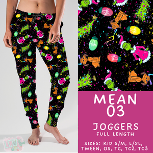 Batch #436 - Mr Mean 2 - Closes 10/24 - ETA early Dec - Mean 03 Joggers