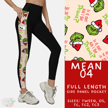 Load image into Gallery viewer, Batch #436 - Mr Mean 2 - Closes 10/24 - ETA early Dec - Mean 04 Pattern Side Pocket Leggings
