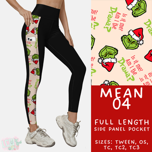 Batch #436 - Mr Mean 2 - Closes 10/24 - ETA early Dec - Mean 04 Pattern Side Pocket Leggings