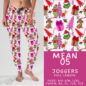 Batch #436 - Mr Mean 2 - Closes 10/24 - ETA early Dec - Mean 05 Joggers