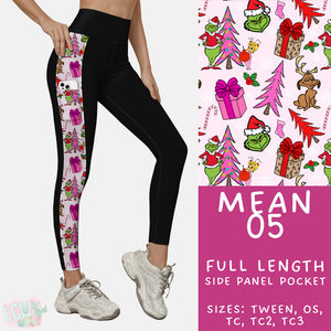 Batch #436 - Mr Mean 2 - Closes 10/24 - ETA early Dec - Mean 05 Pattern Side Pocket Leggings