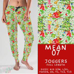 Batch #436 - Mr Mean 2 - Closes 10/24 - ETA early Dec - Mean 07 Joggers