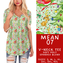 Load image into Gallery viewer, Batch #436 - Mr Mean 2 - Closes 10/24 - ETA early Dec - Mean 07 V-Neck Tee
