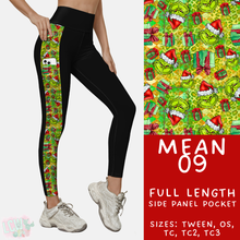 Load image into Gallery viewer, Batch #436 - Mr Mean 2 - Closes 10/24 - ETA early Dec - Mean 09 Pattern Side Pocket Leggings
